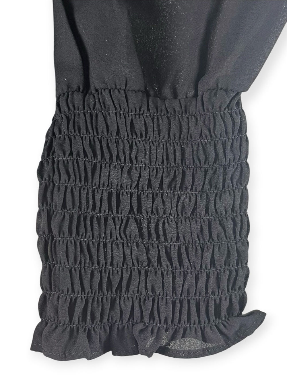 Anne Klein Black Lace Blouse – Size Large Elegant Women’s Top $25 - Picture 8 of 10